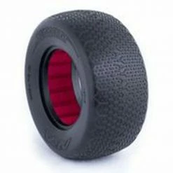 Discount 🔔 Buy 🤩 AKA PRODUCTS, INC. 1/10 Typo SC Wide Clay Front/Rear Tire with Red Insert (2) 🎉 ⌛