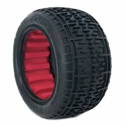 Flash Sale ✔️ Budget 🛒 AKA PRODUCTS, INC. 1/10 Rebar Rear Tires, Super Soft with Red Inserts (2): Buggy 😀 💯