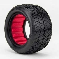 Best reviews of 💯 Brand new ✔️ AKA PRODUCTS, INC. 1/10 Crosslink Rear 2.2 Tires, Soft Long Wear with Red Inserts (2): Buggy 🎉 🔥