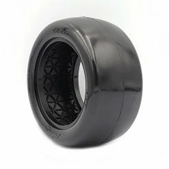 Promo 👍 New 👍 AKA PRODUCTS, INC. 1/10 Slick Rear 2.2 Tires, Ultra Soft with Red Inserts (2): Buggy 🌟 🎁