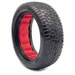 Flash Sale 🛒 Coupon ❤️ AKA PRODUCTS, INC. 1/10 Scribble Front 2WD 2.2 Tires, Soft Long Wear with Red Inserts (2): Buggy ⭐ 🎉