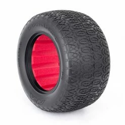 Cheapest 🔥 Best Pirce 🎁 AKA PRODUCTS, INC. 1/10 Chain Link Tires, Super Soft Long Wear, Red Inserts (2): Stadium Truck 🎉 🤩
