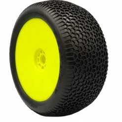 Discount 😀 Coupon 🥰 AKA PRODUCTS, INC. 1/8 EVO Scribble Super Soft Pre-Mounted Tires, Yellow Wheels (2): Truggy 😀 👍