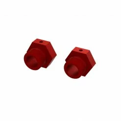 Best deal 🌟 Budget ❤️ ARRMA Aluminum Wheel Hex 24mm, Red (2) 🛒 🔥