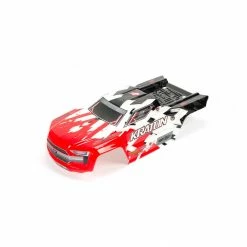 Flash Sale 💯 Cheapest 🌟 ARRMA 1/10 Painted Trimmed Body with Decals, Red: KRATON 4X4 BLX 🛒 🛒