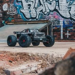 Best Pirce 😀 Brand new 👍 ARRMA 1/5 OUTCAST 4WD EXtreme Bash Roller Stunt Truck, Black 🌟 🥰 -RC Cars And Trucks shop ARA5210 A03 S3A9YYI7