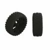 Cheap 🎁 New 🥰 ARRMA 1/8 2HO Front/Rear 3.3 Pre-Mounted Tires, 17mm Hex, Black (2) 🔔 😀