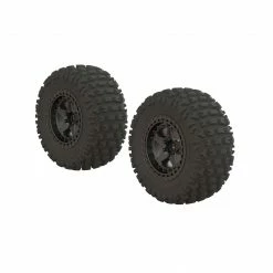 Wholesale 🧨 Promo ✔️ ARRMA Dboots 'Fortress SC' Tire Set Glued Gun Metal (2) 🧨 👏