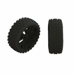 Hot Sale ⌛ Promo 😉 ARRMA Dboots '2HO' Tire Set Glued Gun Metal (2) 😀 🧨