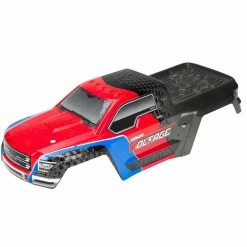 New 🧨 Cheapest 🎁 ARRMA Painted Body with Decals, Red/Black: Granite Voltage 😀 😀