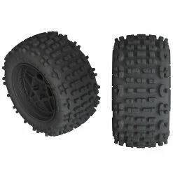 Best Sale 💯 Top 10 🤩 ARRMA 1/10 dBoots Backflip LP Front/Rear 3.8 Pre-Mounted Tires, 17mm Hex, Black (2): 4S 🔥 ⌛