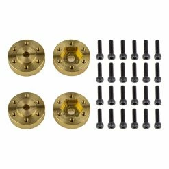Outlet 🌟 Top 10 🔔 Team Associated Beadlock Hex Adapters, Brass: FT Enduro ✔️ 🎁