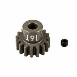 Best Sale 🧨 Brand new 🧨 Team Associated FT Pinion Gear, 16T, MOD 1, 5mm Shaft, Aluminum 💯 🔔
