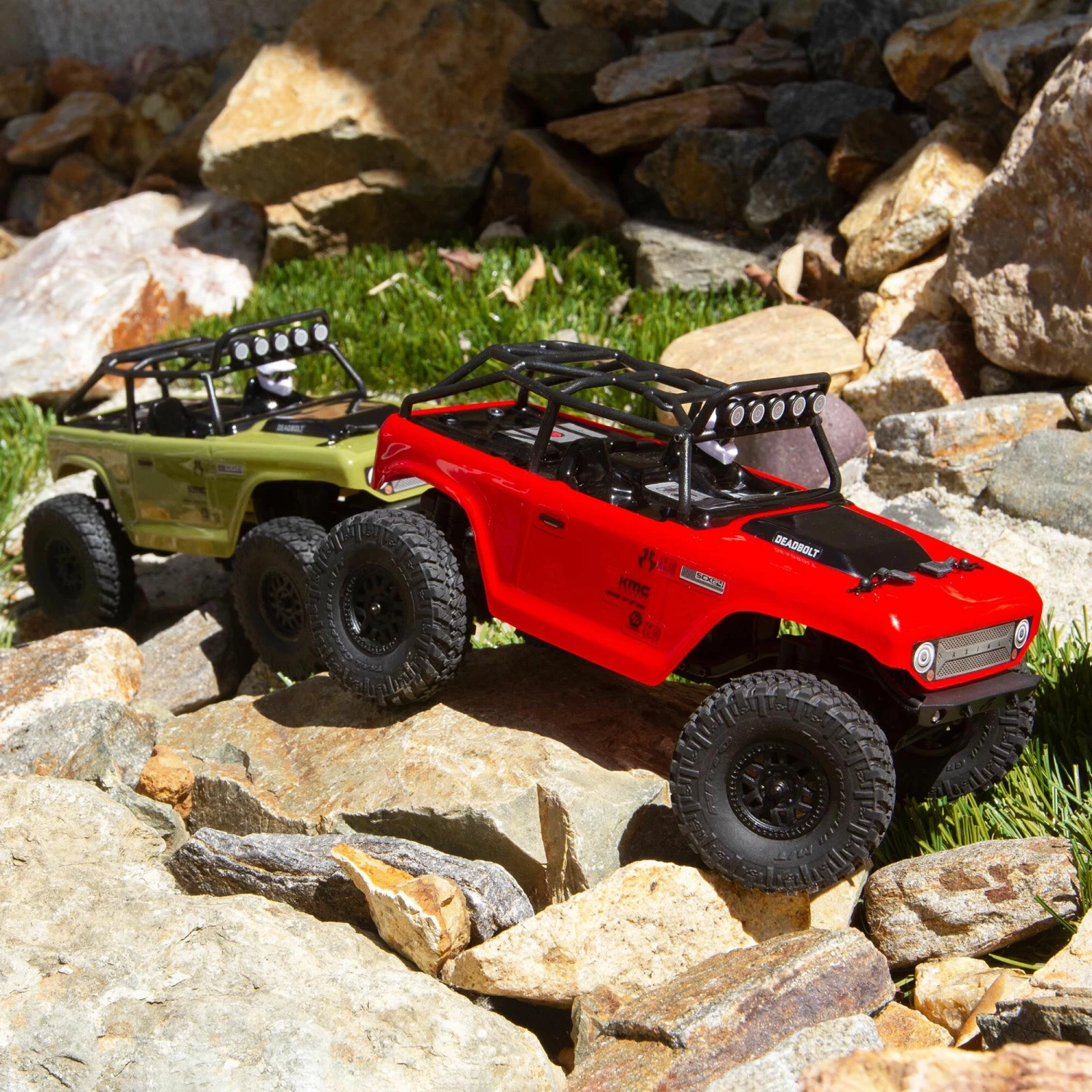 Best Sale 🔔 Best Sale ✨ Axial 1/24 SCX24 Deadbolt 4WD Rock Crawler Brushed RTR, Red 👍 💯 5 Best Sale 🔔 Best Sale ✨ Axial 1/24 SCX24 Deadbolt 4WD Rock Crawler Brushed RTR, Red 👍 💯 - Image 5