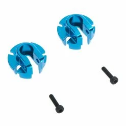 Hot Sale 🥰 Promo ⌛ Axial Aluminum Shock Spring Retainer 12mm Blue 🛒 ⌛
