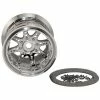 Buy 🛒 Hot Sale 👏 Axial 1/8 Oversize 8-Spoke 3.8 Beadlock Wheels, 17mm Hex, Chrome (2) 🎁 🎁