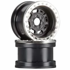 Hot Sale ✔️ Outlet 🎁 Axial 1/10 Trail Ready HD Series 2.2 Wheels, 12mm Hex, Chrome (2) ⌛ ✔️