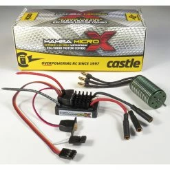 Cheapest 🎁 Cheapest ❤️ Castle Creations 1/18 Mamba Micro X ESC with 8200Kv Motor 🧨 🤩