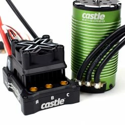 Flash Sale 🧨 Best Pirce 🤩 Castle Creations 1/6 Mamba Monster X Brushless ESC / 1717-1260Kv Sensored Motor Combo 🛒 🔔