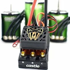 Deals ❤️ Cheapest 👏 Castle Creations COPPERHEAD 10 Brushless ESC / 1412-3200Kv 5mm Sensored Motor Combo 😉 😀