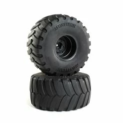 Flash Sale 🧨 Hot Sale 🛒 Duratrax Munition MT 2.2 Mounted Tires, Black (2) 🧨 😍