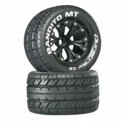 Coupon 🛒 New 🤩 Duratrax Bandito MT 2.8" 2WD Mounted Front C2 Tires, Black (2) 👏 ⭐