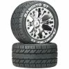 Cheap 😍 Top 10 😀 Duratrax Bandito ST 2.8" 2WD Mounted Rear C2 Tires, Chrome (2) 🤩 😀