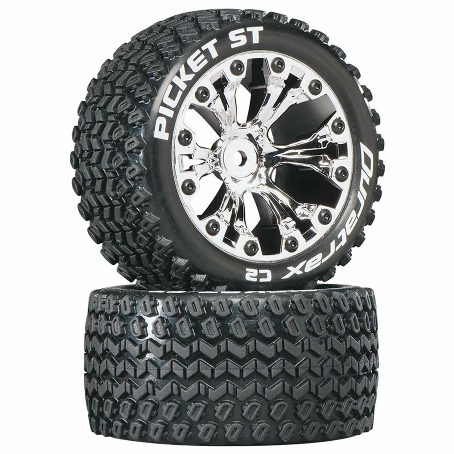 Coupon π Flash Sale βοΈ Duratrax Picket ST 2.8" 2WD Mounted 1/2" Offset Tires, Chrome (2) βοΈ π― 1 Coupon π Flash Sale βοΈ Duratrax Picket ST 2.8" 2WD Mounted 1/2" Offset Tires, Chrome (2) βοΈ π―