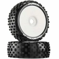 Best Pirce 💯 Outlet 👏 Duratrax Punch C2 Mounted Buggy Tires, White (2) ✔️ 🔥