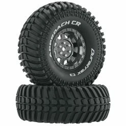 Best reviews of 🥰 Buy 🥰 Duratrax Approach CR C3 Mounted 1.9" Crawler Tires, Black Chrome (2) 😉 💯