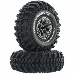 Best deal ❤️ New 🛒 Duratrax Deep Woods CR C3 Mounted 2.2" Crawler Tires, Chrome (2) 😉 ⌛