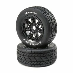 Wholesale 🔥 Outlet 🔔 Duratrax Bandito 1/5 SC Sport Mounted Black Tires (2) ⌛ 😍