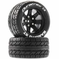 Discount 😉 Discount ❤️ Duratrax Bandito ST 2.8 Mounted Tires, Black 14mm Hex (2) ⌛ 🧨