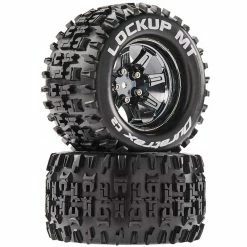 Outlet 👏 Deals 🤩 Duratrax Lockup MT 2.8 Mounted Tires, Chrome 14mm Hex(2) 🤩 🤩