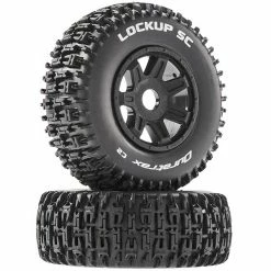 Outlet π Hot Sale π Duratrax Lockup SC Mounted Soft Tires, Black 17mm Hex (2) π β¨
