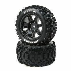Hot Sale 🎁 Top 10 🎁 Duratrax Six Pack X Belted Mounted Tires, 24mm Black (2) 😀 😍