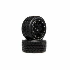 Hot Sale 🔔 Cheap 👏 Duratrax Bandito ST Belted 2.8" 2WD Mounted Rear Tires, 0 Offset, Black (2) ❤️ ⭐