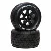 Buy 😍 Best Sale 👏 Duratrax Bandito ST Belt 3.8" Mounted Front/Rear Tires .5 Offset 17mm, Black (2) ⭐ 😀