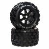 Outlet 🛒 Cheapest 🤩 Duratrax Stakker ST Belt 3.8" Mounted Front/Rear Tires 0 Offset 17mm, Black (2) ✔️ 🥰