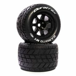 Budget ⭐ Coupon 🛒 Duratrax Bandito MT Belt 3.8" Mounted Front/Rear Tires .5 Offset 17mm, Black (2) 🔔 ✨