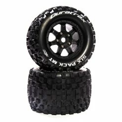 Buy 🧨 Deals 😀 Duratrax Six Pack MT Belt 3.8" Mounted Front/Rear Tires 0 Offset 17mm, Black (2) ⌛ 🎉