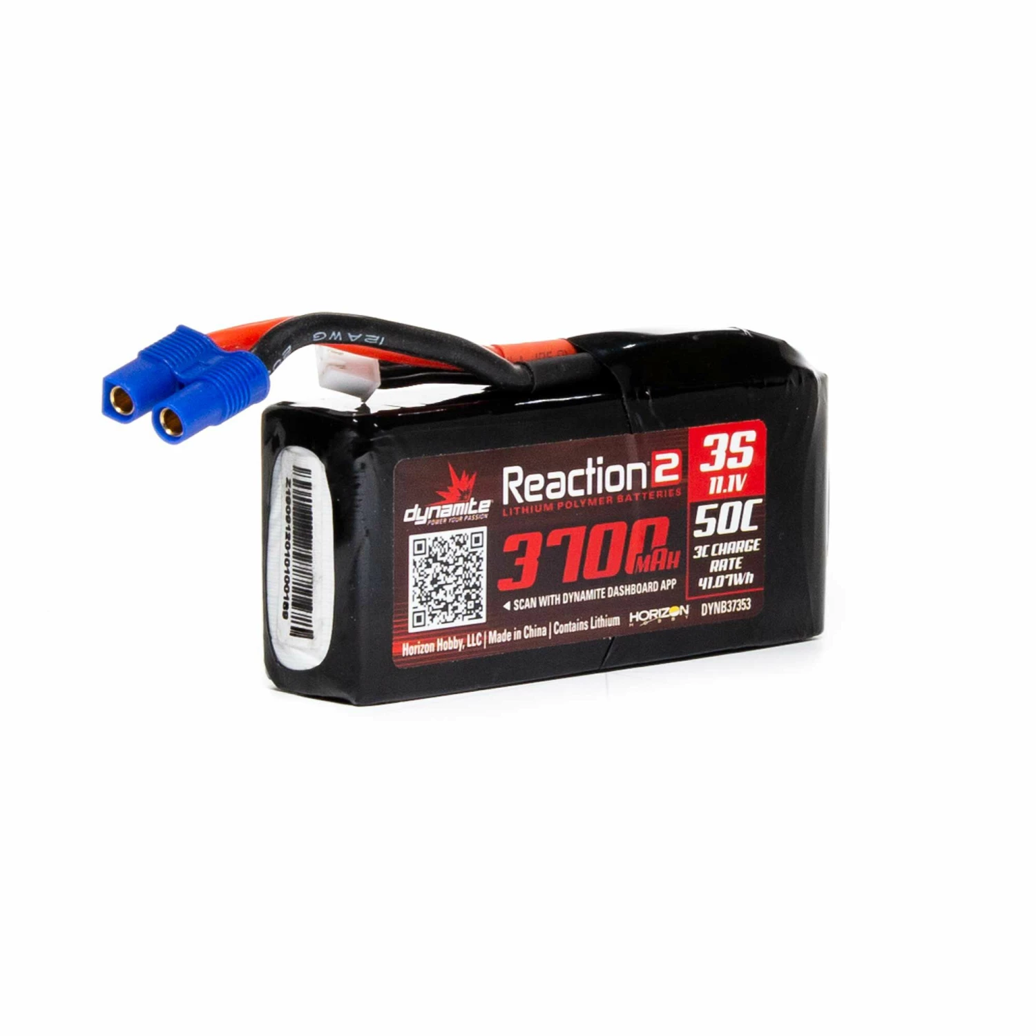 Cheap π Brand new β Dynamite 11.1V 3700mAh 3S 50C Reaction 2 LiPo Battery: EC3 β¨ β€οΈ 1 Cheap π Brand new β Dynamite 11.1V 3700mAh 3S 50C Reaction 2 LiPo Battery: EC3 β¨ β€οΈ