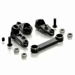 Best Pirce β€οΈ Deals 𧨠EXOTEK RACING LLC Heavy Duty RC Full Bearing Steering Set, 7075 Black with Silver: All Losi 22S π π―