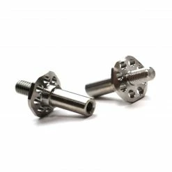 Cheap 👍 New 🤩 EXOTEK RACING LLC Flite Front RC Axles, Titanium: Team Associated B6.3 ✔️ 💯