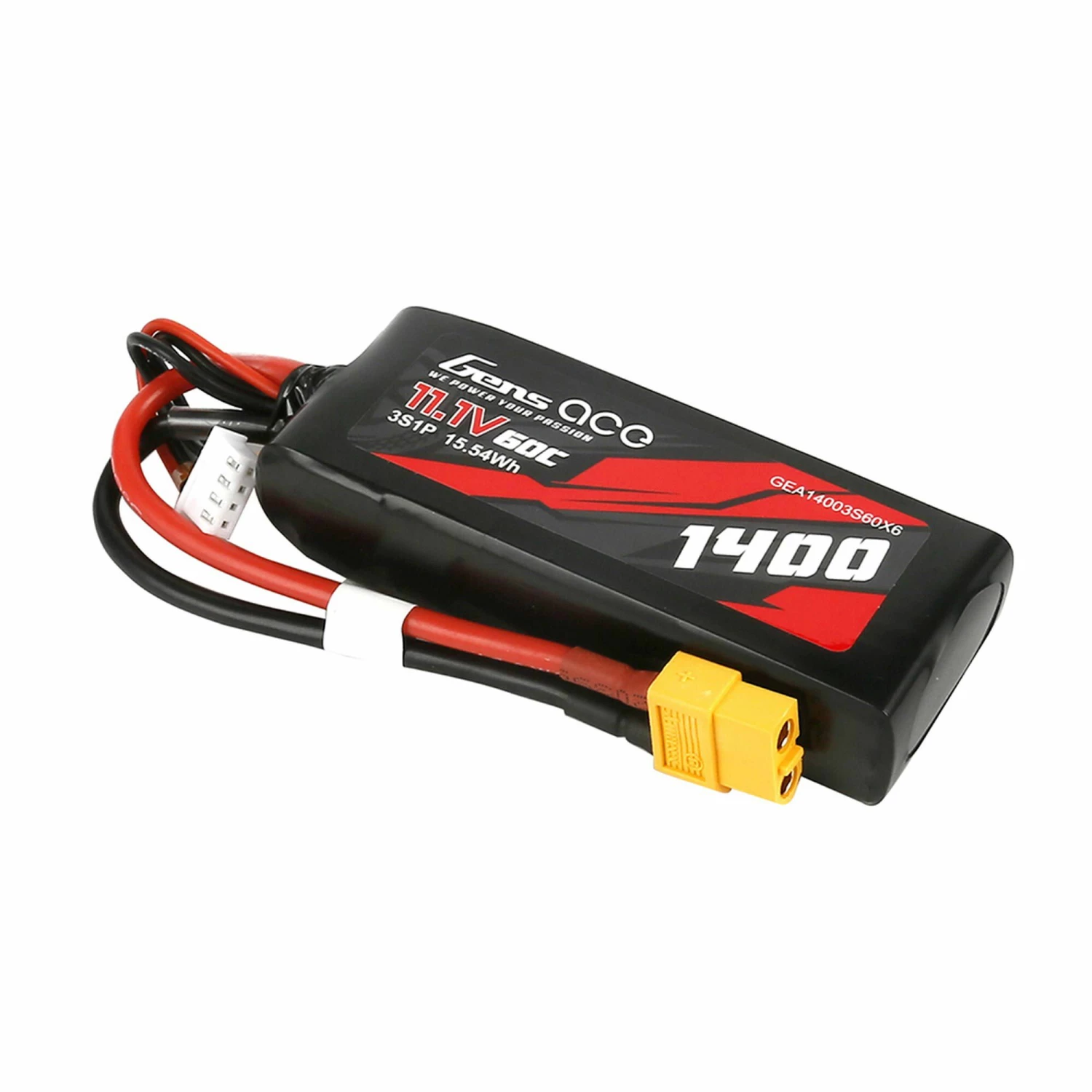 Cheapest π₯° Flash Sale β¨ Gens Ace 11.1V 1400mAh 3S 60C LiPo: XT60 π β¨ 1 Cheapest π₯° Flash Sale β¨ Gens Ace 11.1V 1400mAh 3S 60C LiPo: XT60 π β¨
