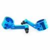 New 🎉 Flash Sale ⭐ Hot Racing Aluminum Steering Blocks, Blue: ECX 2WD ✔️ 😀
