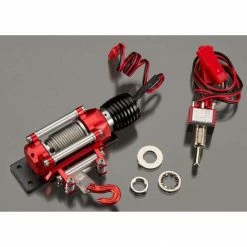 Best reviews of 🤩 Coupon 😍 Integy Realistic Power Winch, Red: 1/10 Rock Crawler 🌟 🔔