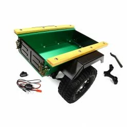 Best Sale ✨ Brand new 🛒 Integy Leaf Spring 1/10 Size Utility Box Trailer, Green 🤩 ⌛