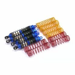 New 🎁 Brand new ⭐ Integy XSR Shock Set, Blue: Traxxas Nitro Rustler, Nitro Stampede (4) 🥰 😀