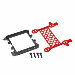 Best deal 😍 Hot Sale 🤩 JConcepts, Inc. B6.3 Carbon Logo Cargo Net Battery Brace, Red 😀 😀